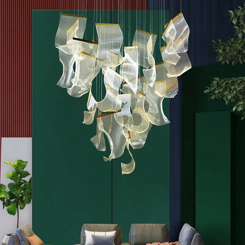 Artistica irregolare villa lampadari a goccia - clowasit.com