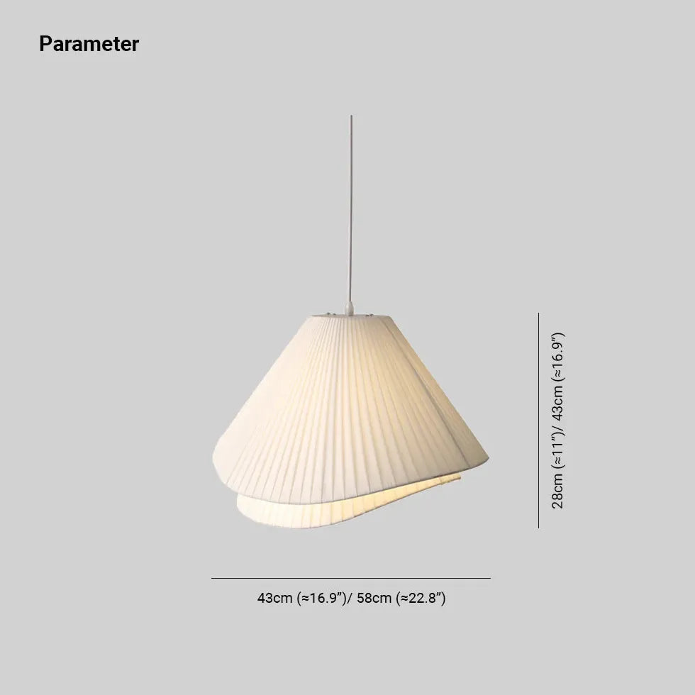 Lampadari tessuto pieghevole minimalista ed elegante - clowasit.com
