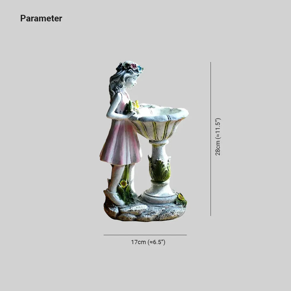 Luci da esterni giardino bambina rosa - clowasit.com