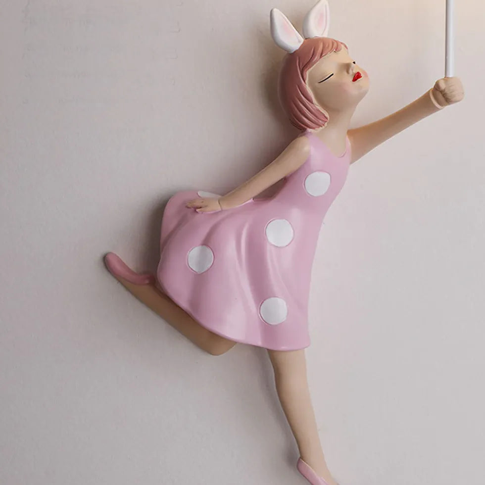 Rose Applique Camera per Bambina in Rosa - clowasit.com