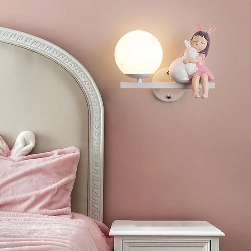 Illuminazione applique da parete per bella bambina - clowasit.com