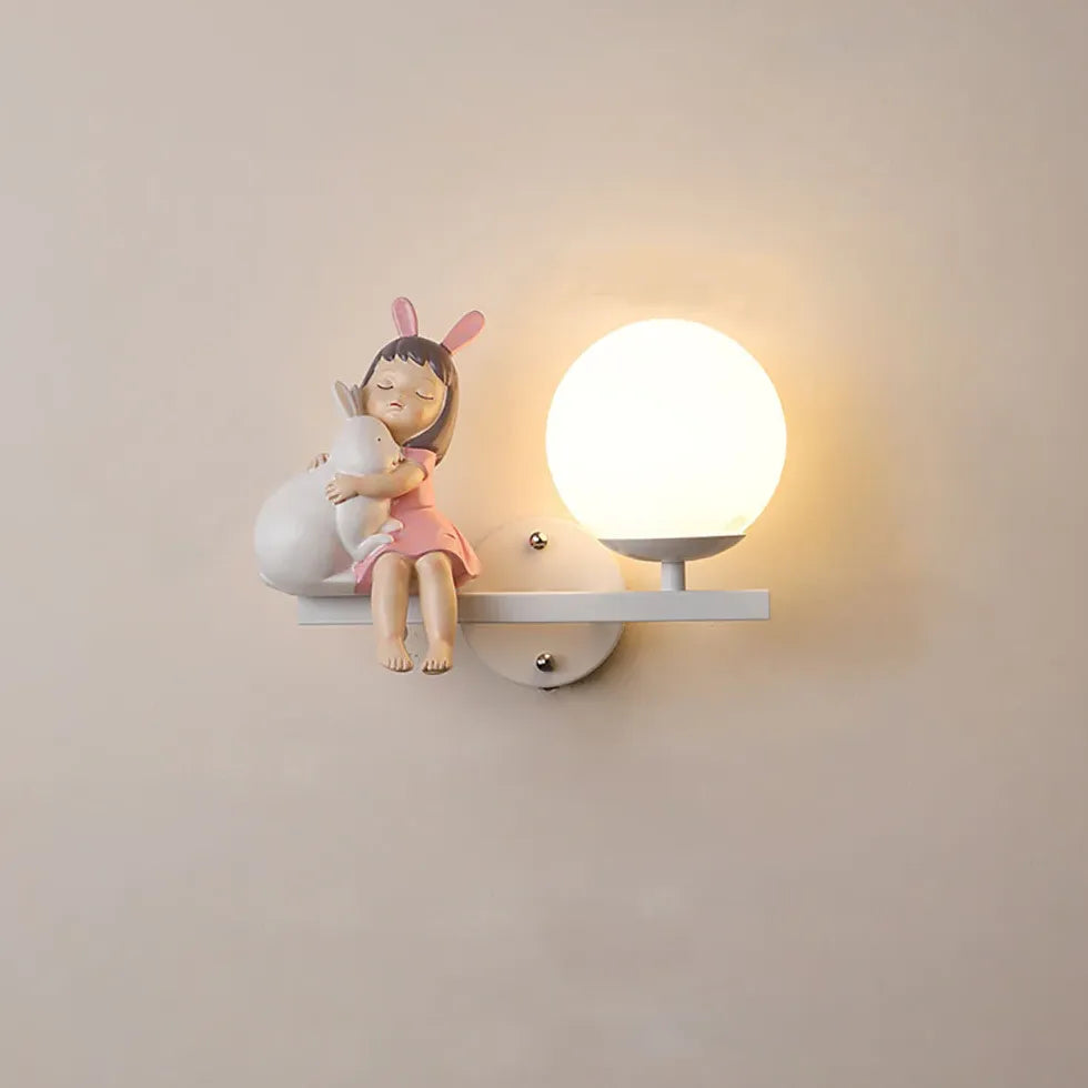 Illuminazione applique da parete per bella bambina - clowasit.com