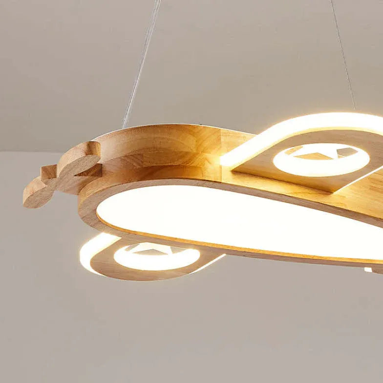 Lampadari per camerette neonati Stile aereo legno - clowasit.com