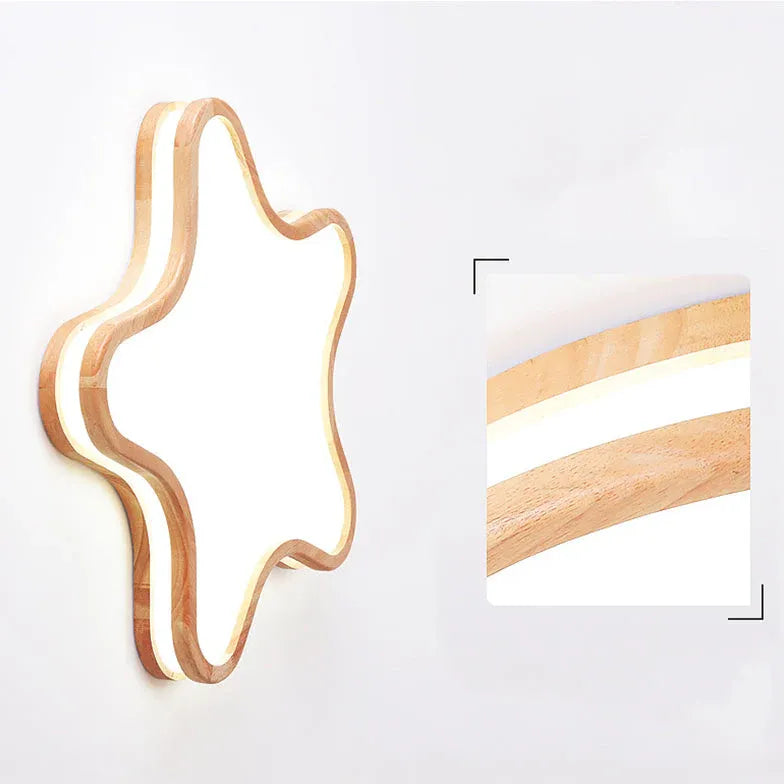 Plafoniera incasso Design Moderno in Legno - clowasit.com