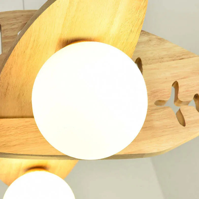 Lampadari Cameretta Bimbo Design Moderno in Legno - clowasit.com