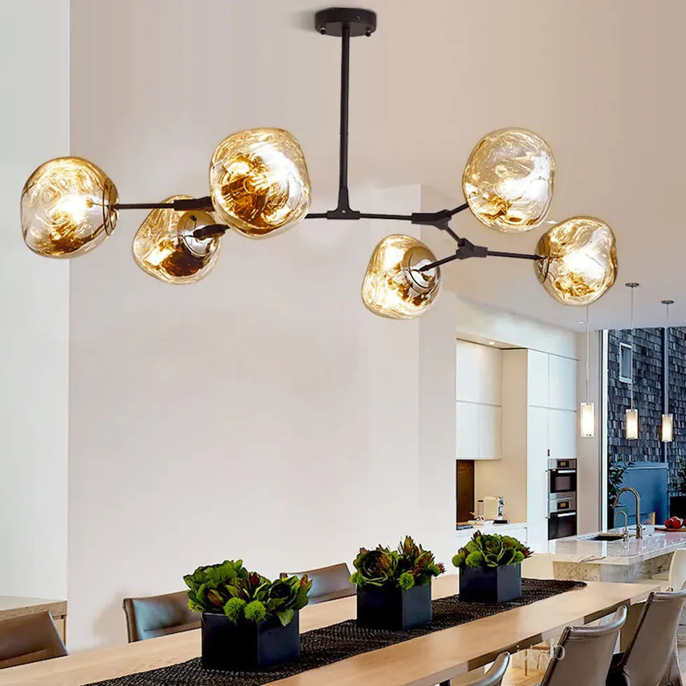 Lampadario Soggiorno Design Bolle Irregolari Stile Nordico - clowasit.com