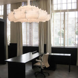 Lampadari con paralumi in tessuto artistico irregolare - clowasit.com