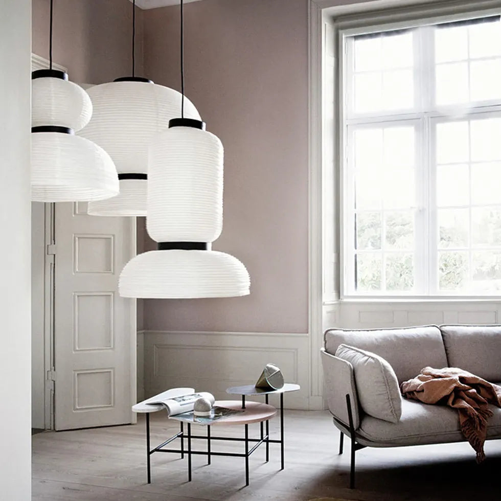 Lampadari moderni particolari elegante con bianco semisferico - clowasit.com