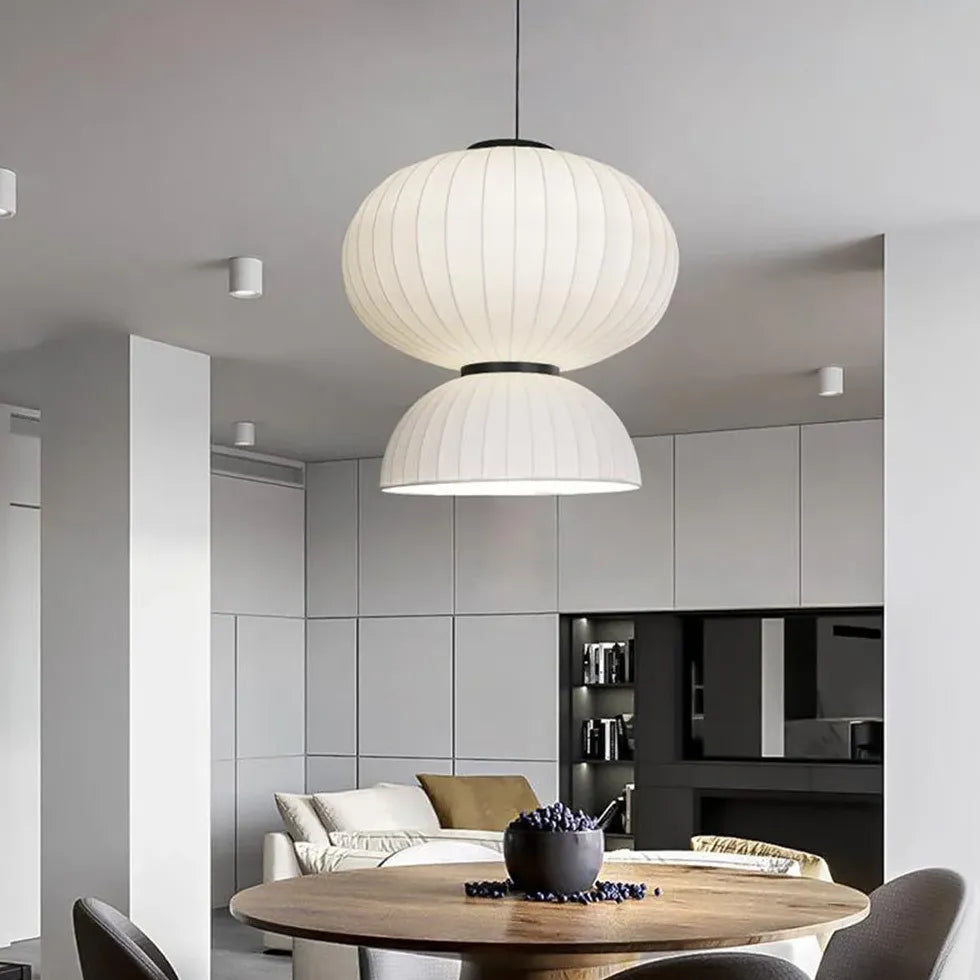 Lampadari moderni particolari elegante con bianco semisferico - clowasit.com