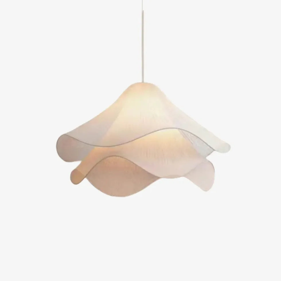 Lampadario macrame bianco artistico a più strati - clowasit.com