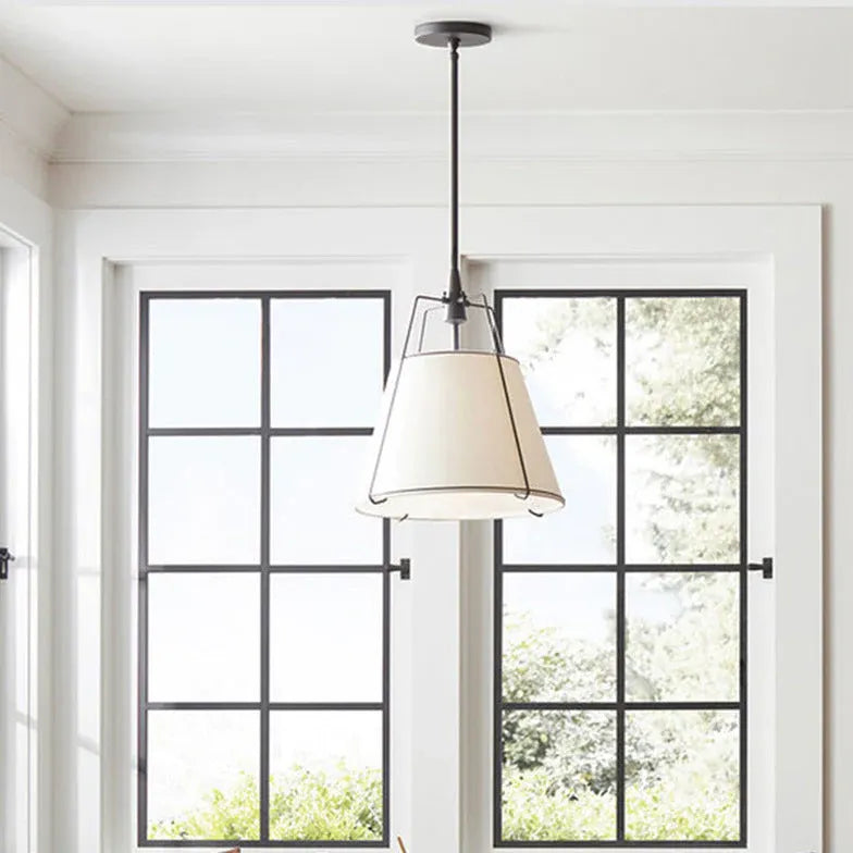 Siti lampadari moderni in tessuto bianco elegante - clowasit.com