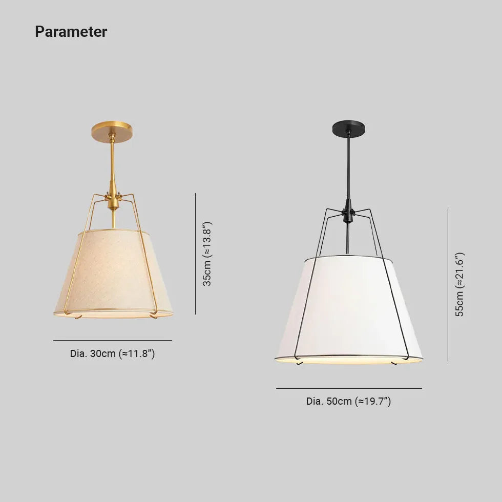 Siti lampadari moderni in tessuto bianco elegante - clowasit.com