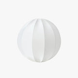 Lampadari con sfere pendenti in tessuto bianco - clowasit.com