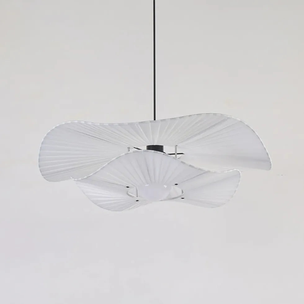 Rosone per lampadari sospesi bianco tessuto elegante - clowasit.com