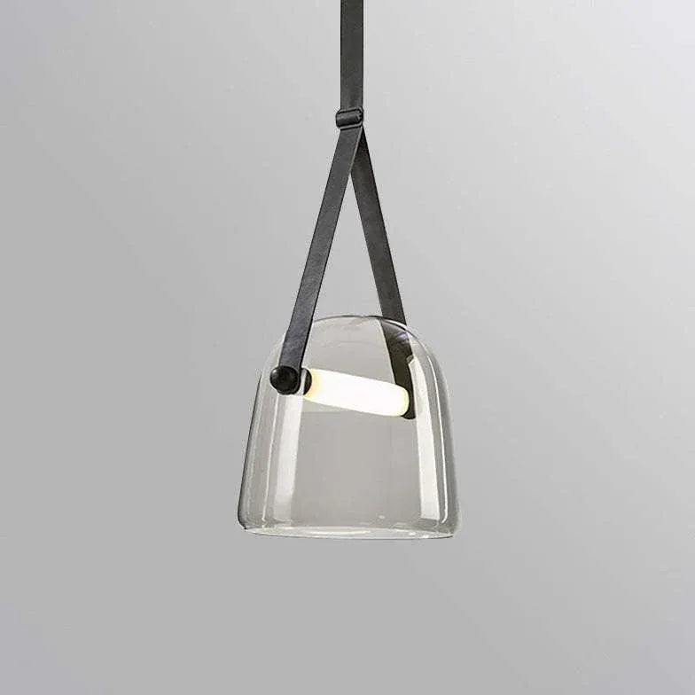 Lampadario Sospensione Stile Industriale Vetro Grigio - clowasit.com