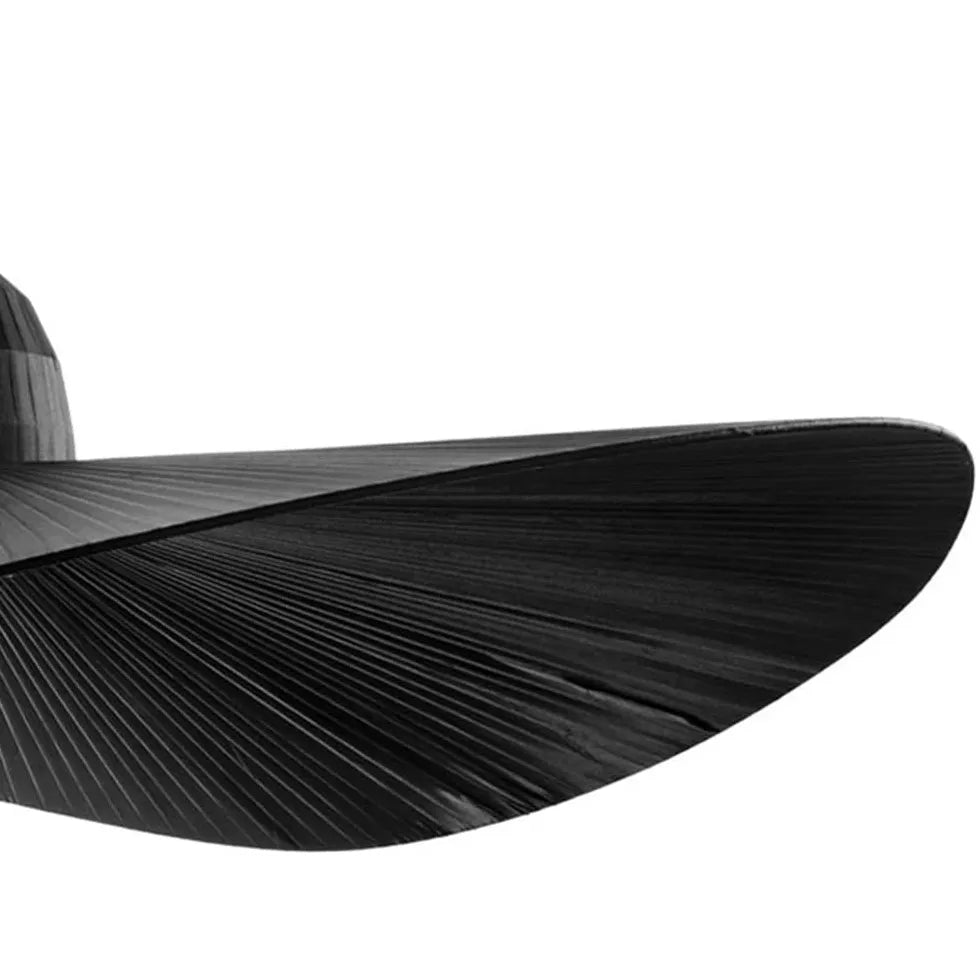 Lampadari ventilatori moderni con design bianco curvo - clowasit.com