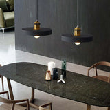 Lampadario Circolare per Sala da Pranzo Nera - clowasit.com