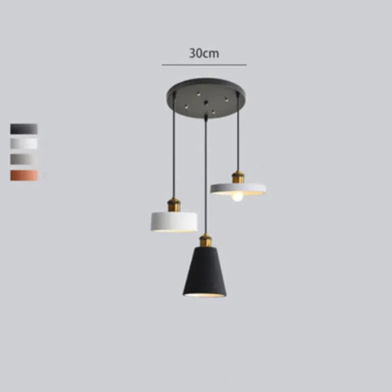 Lampadario Circolare per Sala da Pranzo Nera - clowasit.com