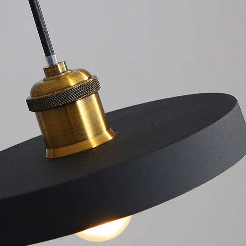 Lampadario Circolare per Sala da Pranzo Nera - clowasit.com