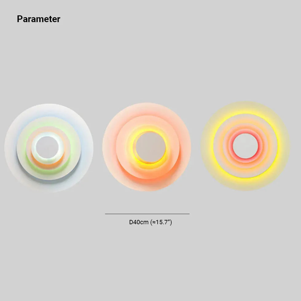 Applique Circolare Illuminazione a Led con Gradiente - clowasit.com