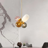 Lampadari con vetri colorati e fiori eleganti - clowasit.com