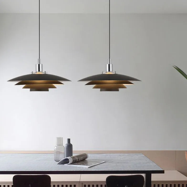 Lampadario Multistrato a Disco Volante Creativo - clowasit.com