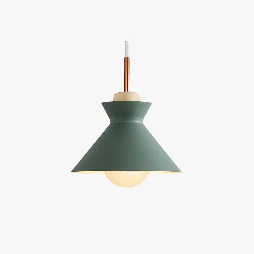 Lampadari moderni sospesi cucina gialli a tromba - clowasit.com