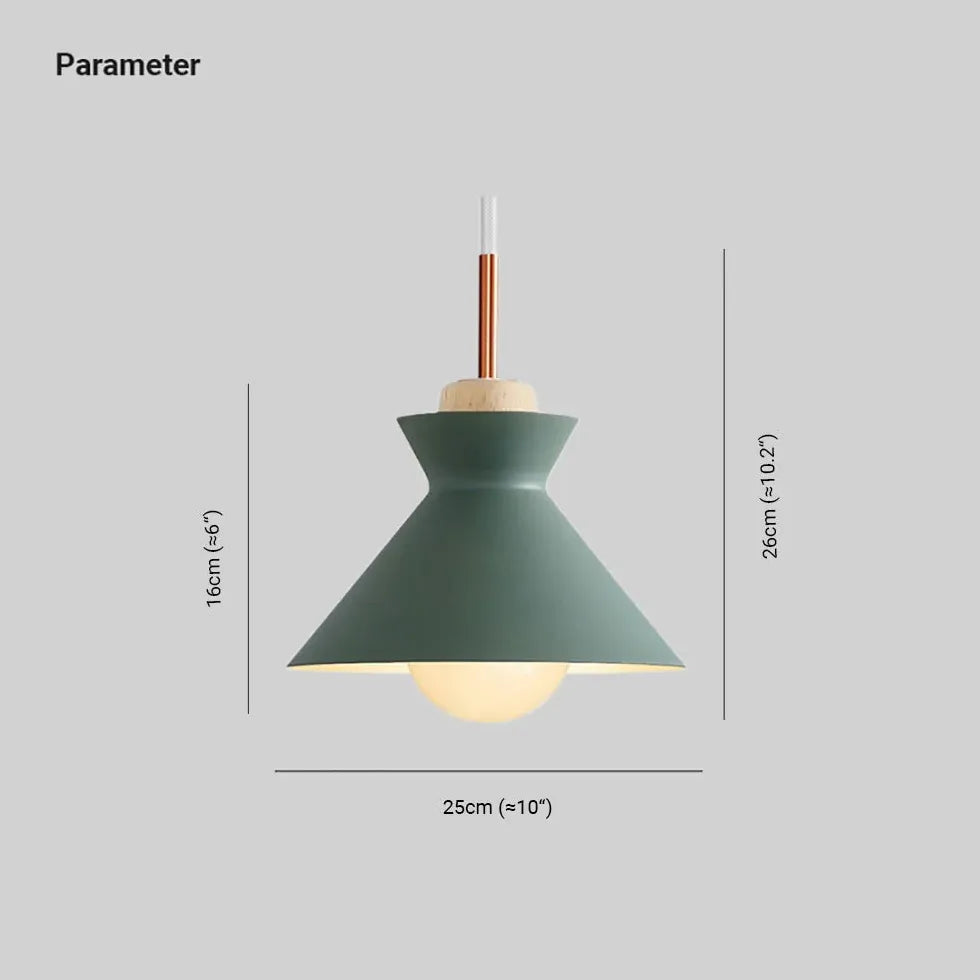 Lampadari moderni sospesi cucina gialli a tromba - clowasit.com