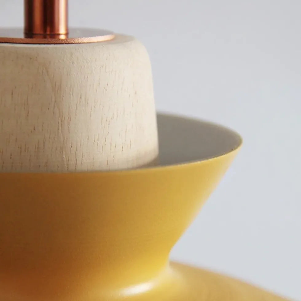 Lampadari moderni sospesi cucina gialli a tromba - clowasit.com