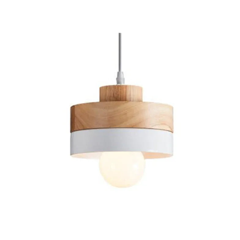 Lampadario in legno due tonalità - clowasit.com
