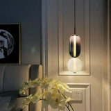 Lampadario geometrico creativo con effetto sfumato - clowasit.com