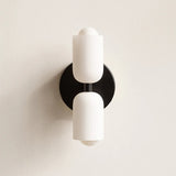 Lampada parete doppia emissione in vetro dorato - clowasit.com