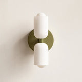 Lampada parete doppia emissione in vetro dorato - clowasit.com