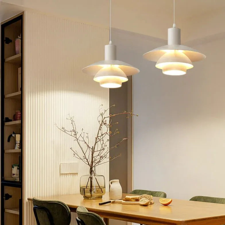 Lampadari su tavolo da pranzo doppio cerchio - clowasit.com