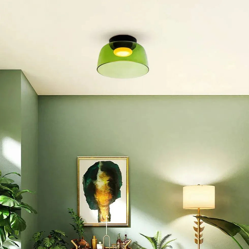 Plafoniera a soffitto moderna rotonda stratificata - clowasit.com