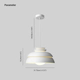 Lampadario a semicerchio multistrato bianco elegante - clowasit.com
