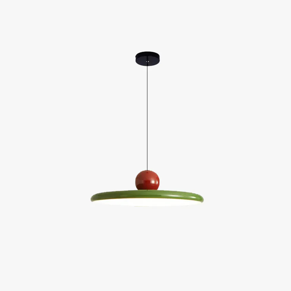 Lampadario a cerchio Eleganza Vintage in Rosso - clowasit.com