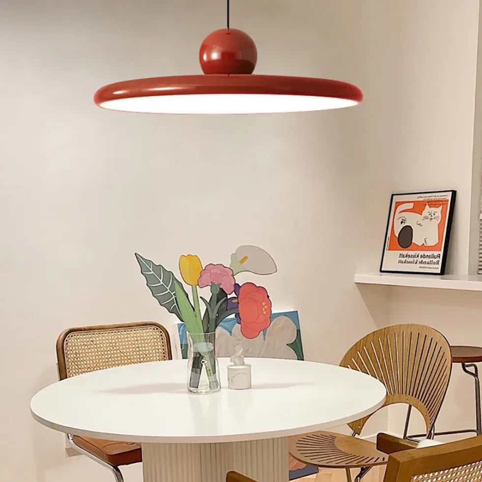 Lampadario a cerchio Eleganza Vintage in Rosso - clowasit.com