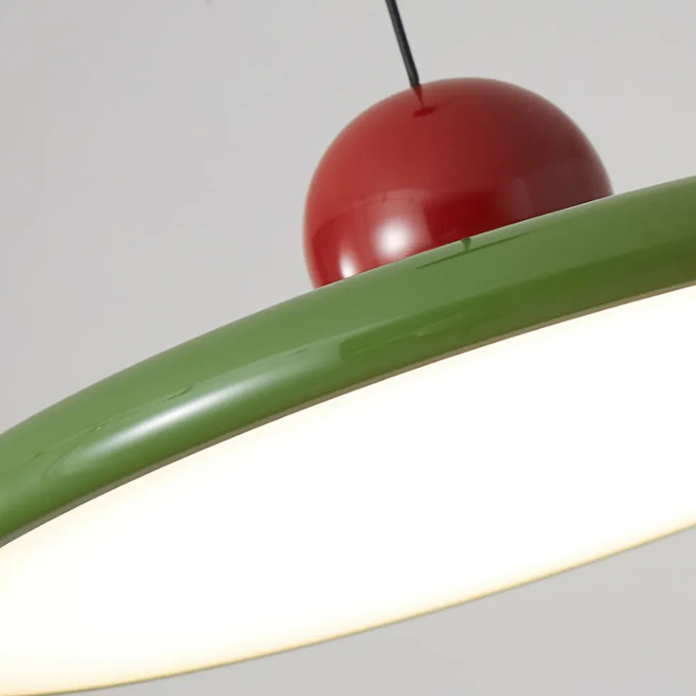 Lampadario a cerchio Eleganza Vintage in Rosso - clowasit.com