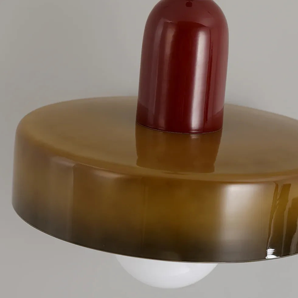 Lampadari in vetro colorato per il soggiorno - clowasit.com