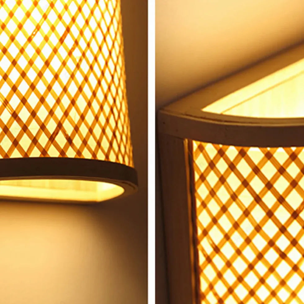 Applique da parete rattan Stile Verticale Elegante - clowasit.com