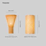 Applique da parete rattan Stile Verticale Elegante - clowasit.com