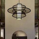 Lampade.it Lampadari Design Elegante in Bambù Multilivello - clowasit.com
