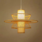 Lampade.it Lampadari Design Elegante in Bambù Multilivello - clowasit.com