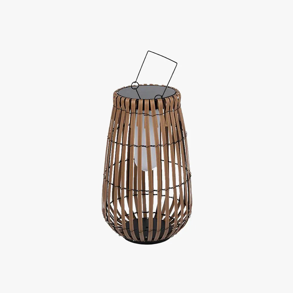 Lampada da terra da giardino lanterna bambù - clowasit.com