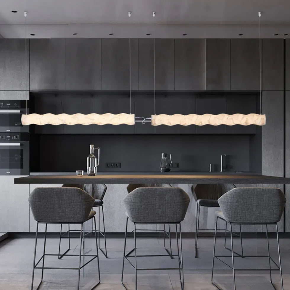 Lampadario moderno led cucina stile onde lunghe - clowasit.com