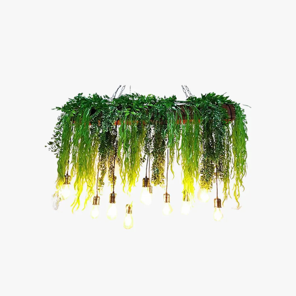 Lampadario con piante per sala da pranzo - clowasit.com