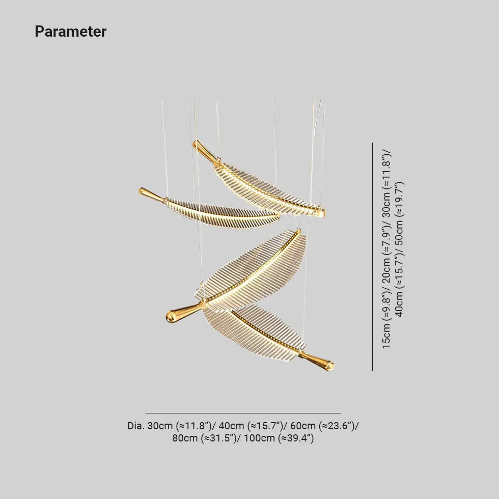Lampadari moderni dorati Design elegante per scale - clowasit.com