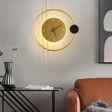 Lampada LED parete orologio creativo - clowasit.com