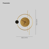 Lampada LED parete orologio creativo - clowasit.com